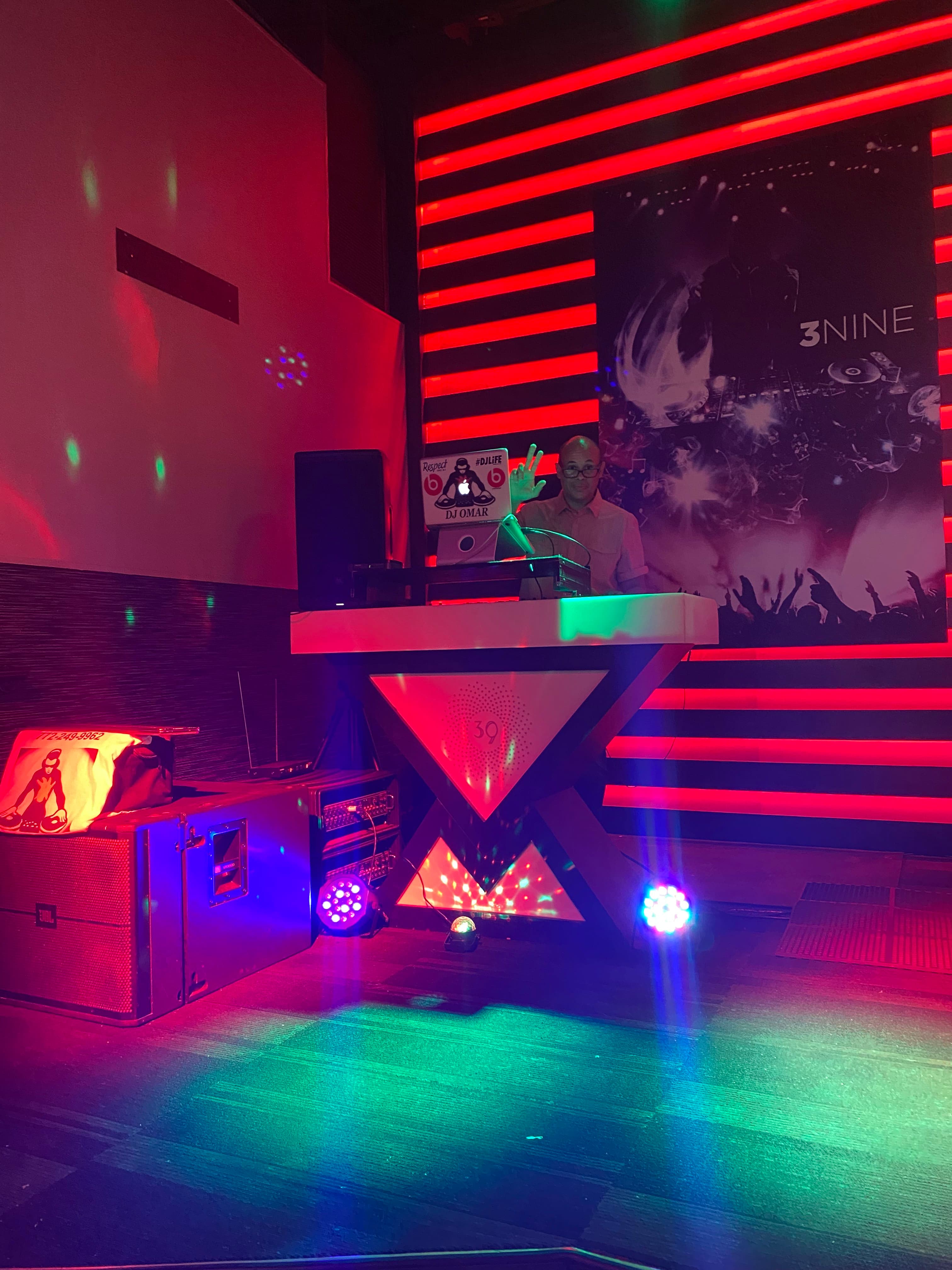 DJ Omar at a wedding reception