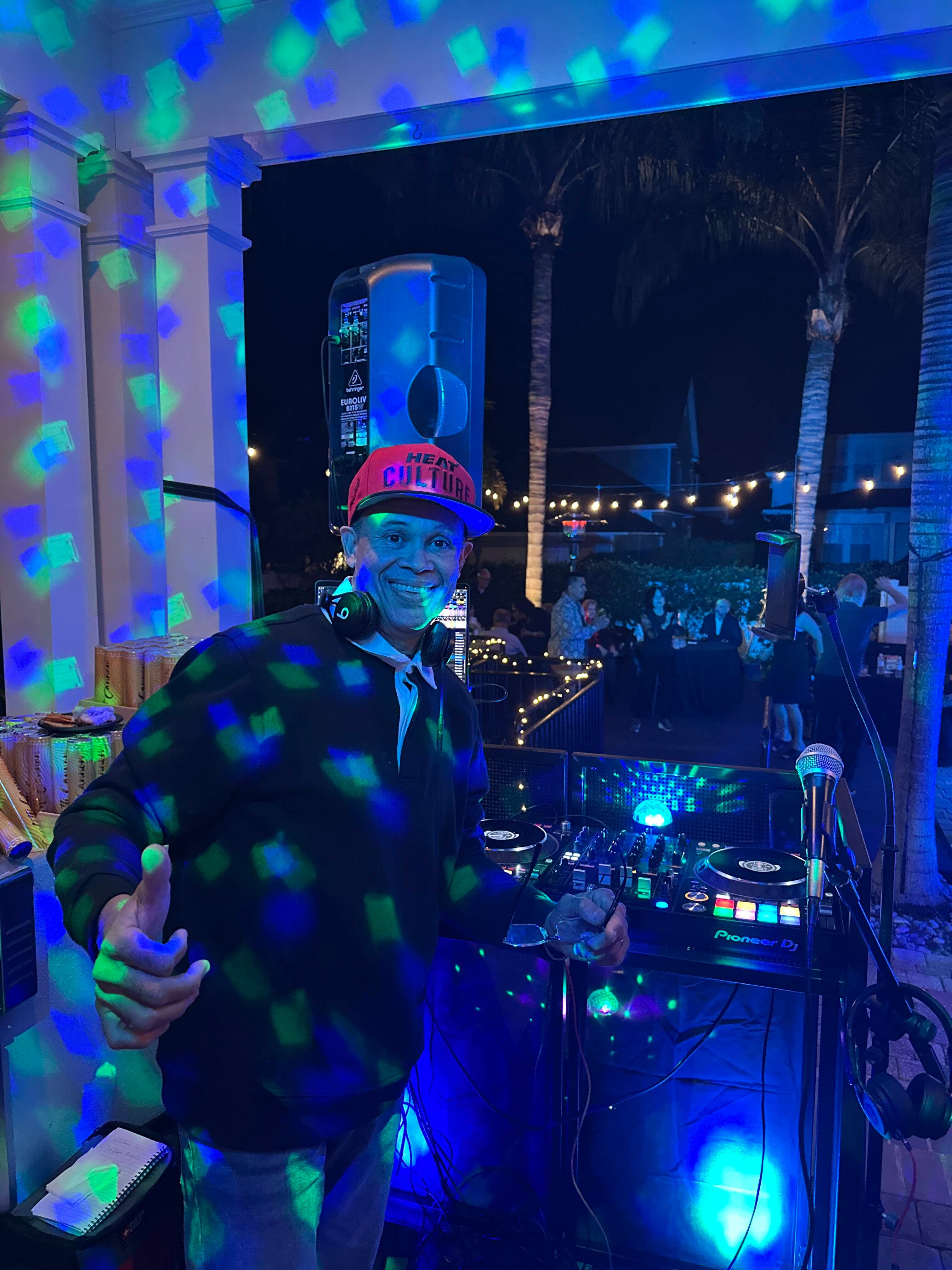 DJ Omar closeup at event